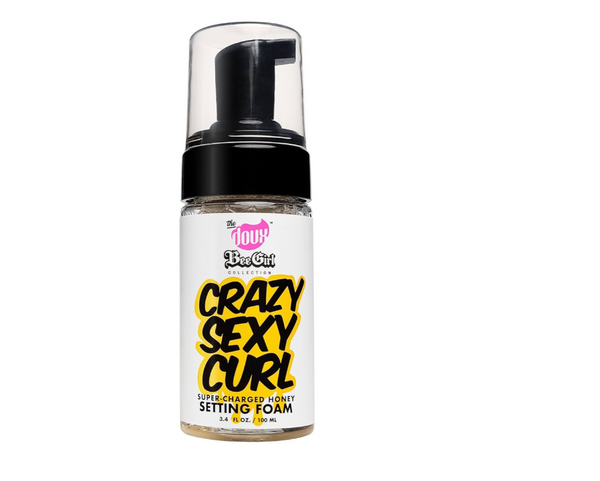 The Doux Bee Girl Crazy Sexy Schiuma fissante per ricci al miele  100ml